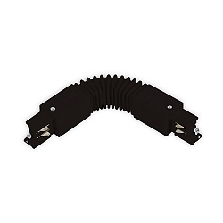 Conector flexible trifásico SERIE S1, negro mate