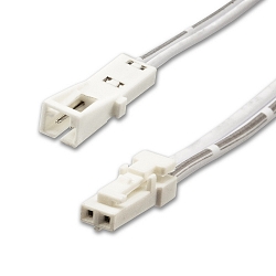 Cable de extensión MiniAMP 2 polos, blanco
