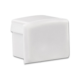 Accessory for profile PURE12S - endcap (1 pc.), EC77W, white, closed