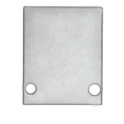 Endcap EC89 for Profil HIDE SINGLE incl. screws, anodized aluminium