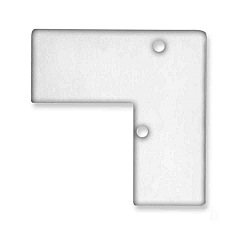 Tapa final HIDE ANGLE, aluminio