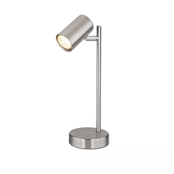 Luminaria de escritorio giratorio, giratorio, con interruptor GU10 IP20, n�quel 