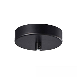canopy INFINITY ROUND BLACK 5 5-fold, round, without lamp socket