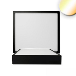 ceiling luminaire PRO 225MM square, CCT Switch IP20, black dimmable