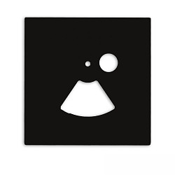 Recubrimiento SYS-WALL68 angular, negro