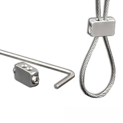Soporte de cuerda, plata