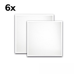 Panel de LED ECO BACKLIGHT LINE juego de 6, 36W 4350lm 4000K