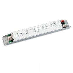 Transformador PWM 24VDC SELV, 0-30W, ULTRASLIM, PUSH/DALI-2 controlable por DALI, constante de voltaje, estrecho