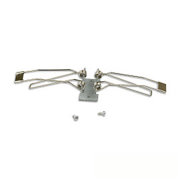 Abrazadera de montaje TRACK48 RECESSED juego de 4, acero inoxidable