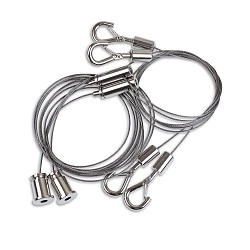 Accesorio Suspensi�n por cuerda Y-TYPE 150CM juego de 2, con mosquet�n, plata 150cm