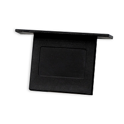 Tapa final trif�sico CLASSIC 1 pieza, negro