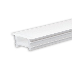 Accesorio Portada del perfil FLEX-COVER16 TWIST+BEND, ópalo, blanco 500cm