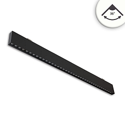 Luminaria colgante RASTER IP42, negro regulable