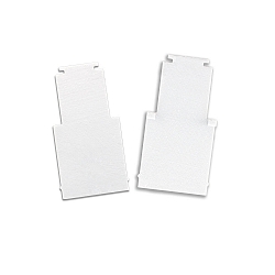 Tapa final TRACK48 (H50) con tapa, blanco