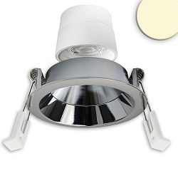 Proyector empotrado BACK68 giratorio IP20, cromo regulable