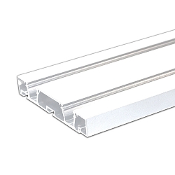 curtain rail CURTAIN 10 DOUBLE 1-fold, white