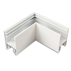 Conector en L HALON simple, blanco