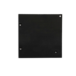 end cap EC 131 CURTAIN 10 ONE HIGH VISOR 2 pcs., left-right, black