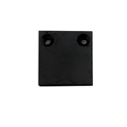 end cap EC 132 CURTAIN 10 ONE FLAT 2 pcs., black