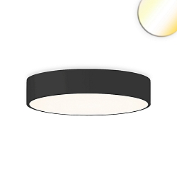 Luminaria de techo DN600 IP44, negro regulable