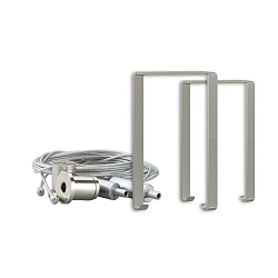 Soporte HALON Z65, plata