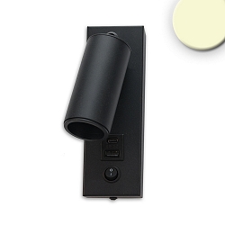 Luminaria para leer con conexi�n USB, negro 