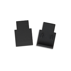 Tapa final TRACK48 FLAT H25 2 piezas, con tapa, negro