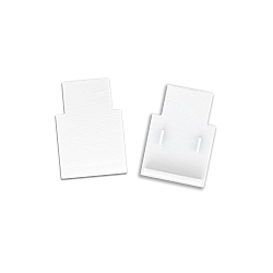 Tapa final TRACK48 FLAT H25 2 piezas, con tapa, blanco
