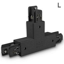 Uniones CLASSIC conductor de protección izquierdo, negro