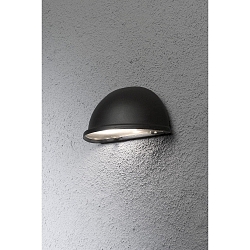 Luminaria de pared para exteriores TORINO E14 IP23, negro