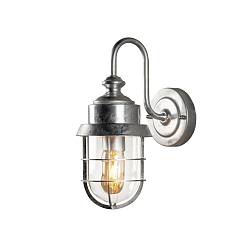 Luminaria de pared para exteriores CERIGNOLA  E27 IP44, cincado regulable