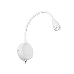 Luminaria de pared LOKE LED IP20, blanco mate 
