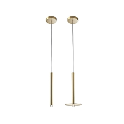 Luminaria colgante CANDLE 1 LED IP20, negro