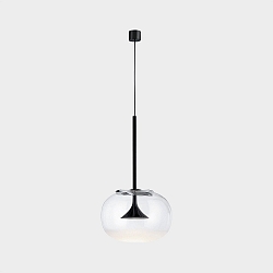 Luminaria colgante ALIVE SINGLE LED IP20, negro regulable