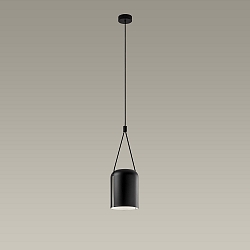 Luminaria colgante ATTIC E27 IP20, negro