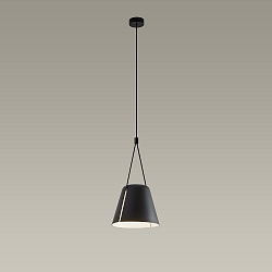 Luminaria colgante ATTIC c�nico E27 IP20, negro
