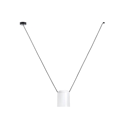 Luminaria colgante ATTIC V E27 IP20, blanco