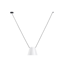 Luminaria colgante ATTIC V c�nico E27 IP20, blanco