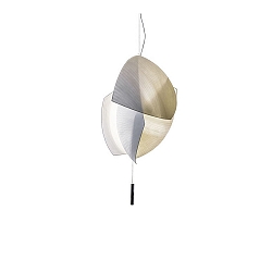 pendant luminaire VOILES SMALL LED IP20, chrome dimmable