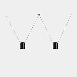 pendant luminaire ATTIC 2 2 flames E27 IP20