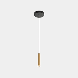 pendant luminaire CANDLE XS 1 BODIES LED IP20, brass