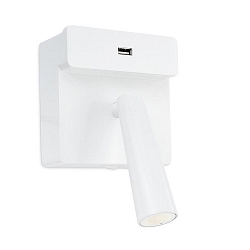 Luminaria de pared GAMMA LED giratorio, con conexi�n USB