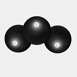 Luminaria de pared y techo TRIP TRIPLE E14 IP20