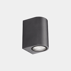 Luminaria de pared para exteriores EKO SINGLE EMISSION GU10 abajo GU10 IP66, antracita regulable