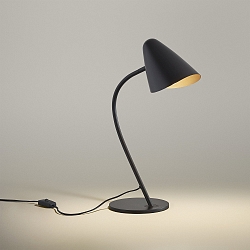 Luminaria de mesa ORGANIC E27, negro
