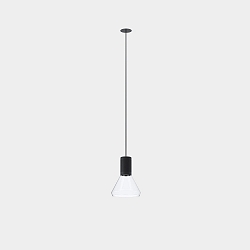 pendant luminaire IRIS PENJANT TRIMLESS switchable IP20, black 