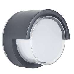 Luminaria de pared para exteriores CREU redondo IP65, �palo, negro