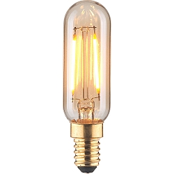 Filamento luminoso T25 TUBE GOLD conmutable T25 claro E14 2,5W 180lm 1800K 320� CRI 80-89 