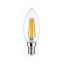 Filamento luminoso en forma de vela C35 E14 7W 810lm 2700K CRI 80 