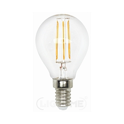 Filamento luminoso en forma de gota P45 E14 4,5W 470lm 4000K CRI 80 